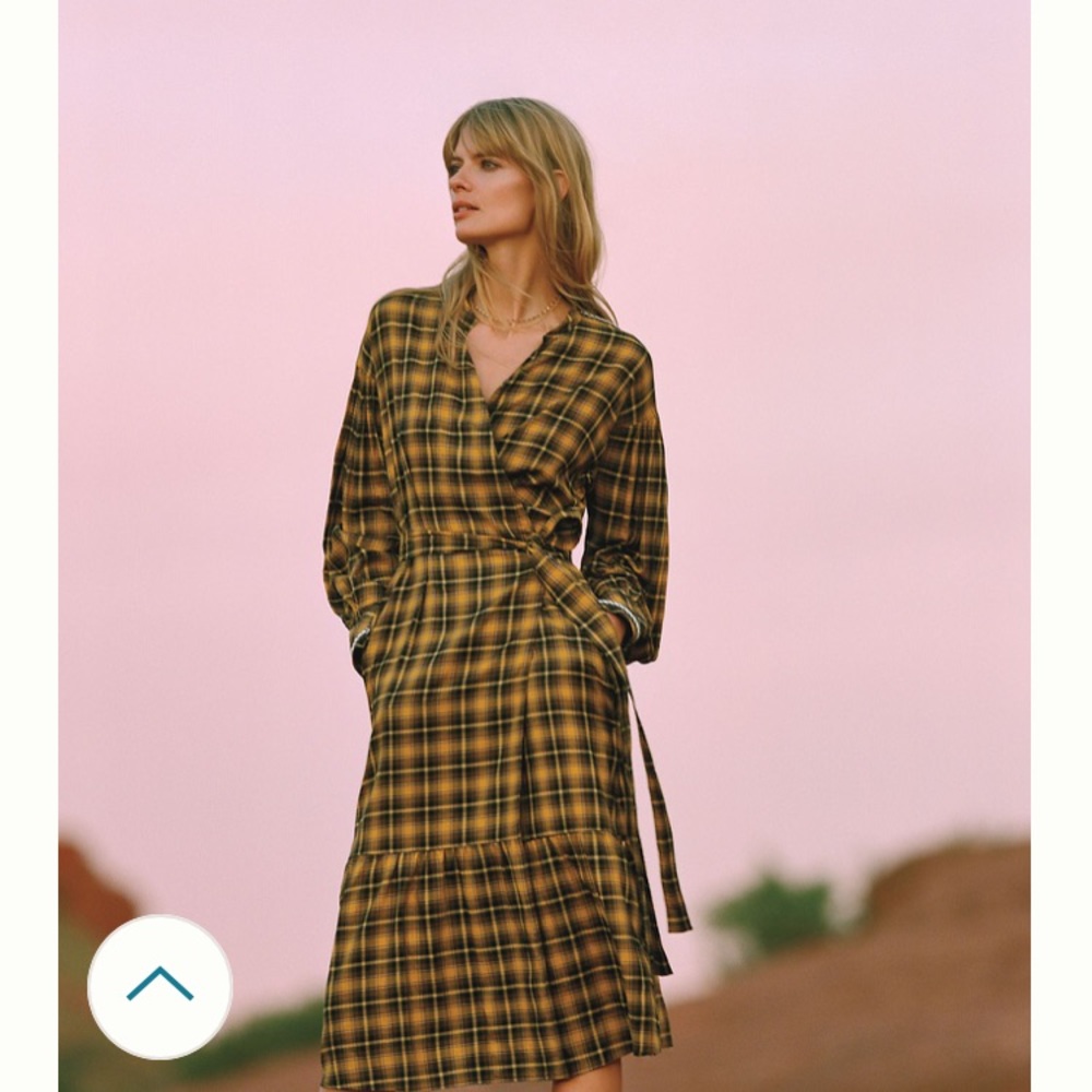 Anthropologie Dalton wrap dress
